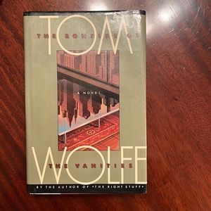 First Edition of Tom Wolfe's "The Bonfire of the Vanities"